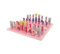 Abaodam Set Scacchi con Scacchiera in Legno per Bambini, Gioco Educativo Magnetico Portatile, Scacchiera Didattica da Viaggio per Sviluppo Mentale e Capacità Fisiche