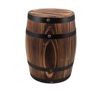 Abaodam Sgabello in Legno Forma di Botta Vintage per Patio e Giardino Stile Cottage Sgabello Rustico da Esterno per Workshop e Bagno Mobilia Classica per Feste e Ambienti Country