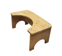 Abaodam Sgabello Per Wc Pottylet Sgabello Per Bagno in Legno Robusto Step up Comfort