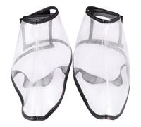 Abaodam Silicone Copriscarpe da Parrucchiere Taglia S Trasparenti 1 Paio | Protezione Pratica Contro i Chioma Spezzati, Comodi da Indossare, per Saloni, Cucine e Servizio