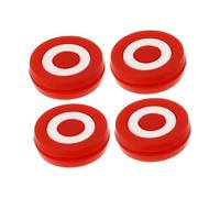 Abaodam Smorzatori di Vibrazioni per Racchetta da Tennis 4 Pezzi in Silicone Rosso Design Creativo, Accessori Antivibrazione per Prevenzione Gomito del Tennista, Forniture