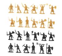 Abaodam Soldatini Giocattolo Medievali 200 Pezzi Miniature Di Soldati in Plastica Per Scenari Di Gioco e Decorazioni, Set Di Figure Militari in Miniatura Dettagliate Per Ragazzo Ragazza e Appassionati