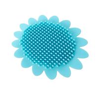 Abaodam Spazzola Per Capelli Ragazzo Ragazza Massaggiante Spazzola Da Bagno in Silicone Strumento Pulizia Ragazzo Ragazza Portatile Blu