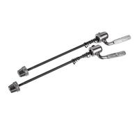 Abaodam Spiedo Posteriore per Trainer Bici da Corsa 2 Pezzi in Acciaio Sgancio Rapido Compatibile Rulli Allenamento Indoor per Mountain Bike e Bici da Strada