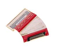 Abaodam Spilla a Fisarmonica in Lega Resistente Allo Sbiadimento Chiusura a Spillo, Spilla Musicale Leggera Decorativa Per Giacche e Accessori, Per Amanti Della Musica e Eventi Concertistici