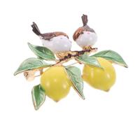 Abaodam Spilla a Forma di Limone in Lega Mini Accessorio per Donna per Abiti Scialli e Zaini Spilla di Sicurezza Versatile per Feste Hawaiane e Uso Quotidiano