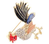 Abaodam Spilla a Forma Di Pollo Delicata in Lega Di Zinco Spilla Elegante Da Donna Per Sciarpa Cappotto Giacca e Vestiti