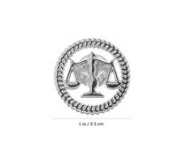 Abaodam Spilla da Bavero in Metallo 2 Pezzi Bilancia della Giustizia Spilla da Avvocato e Giudice Vintage per Uomo Accessorio Formale per Studenti di Giurisprudenza e Professionisti