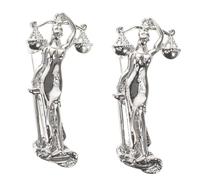 Abaodam Spilla da Bavero Statua Greca in Argento 2 Pezzi, Spille da Abito e Blazer per Cocktail Party e Riunioni Formali, Decorazione Elegante Simbolo di Equità e Successo