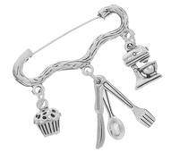 Abaodam Spilla da Cuoco Decorativa per Costume Chef Spilla Panettiere Artigianale Accessorio per Cappelli e Camicie Regalo per Chi Ama Cucina e Panificazione Idea Regalo Compleanno Donna