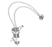 Abaodam Spilla Musicale per Violino con Strass Spilla da Colletto per Abiti da Donna Decorazione Elegante per Sciarpa o Eventi Speciali