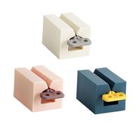 Abaodam Spremi Dentifricio Manuale in Plastica 3 Pezzi Set Bianco Rosa Chiaro Blu Notte Spremitore Tubetti Compatto per Cosmetici e Creme Riduce gli Sprechi Adatto per Bagno e Uso