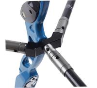 Abaodam Stabilizzatore Tiro Arco in Materiale Antiruggine Accessorio V Bar per Arco Ricurvo e Compound Facile Installare con Vite Unico Bilanciamento e Ammortizzazione Efficienza