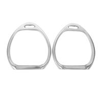 Abaodam Staffe Inglesi in Lega di Alluminio Antiscivolo, 1 Paio di Staffe da Sella per Equitazione Inglese, Accessori Equestri per Adulti e Ragazzi, Adatte per Attività Sportive