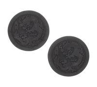 Abaodam Stampi per Rubbing in Mattoni Antichi Mini Piastrelle 2 Pezzi, Materiale Mattone Nero, Leggeri e Facili da Usare per Laboratori e Artigianato