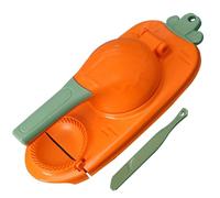 Abaodam Stampo per Ravioli Cinesi Manuale 2 in 1 Pressa per Gyoza e Pasta in Materiale Resistente Adatto per Cucina Casalinga e Principianti