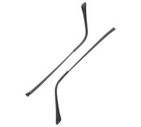Abaodam Stanghette Occhiali Ricambio Aste Occhiali Resistenti e Non Facili da Piegare in Metallo Nero 2 Pezzi Accessori per Riparazione e Sole