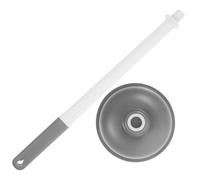 Abaodam Stantuffo per Pulizia WC e Lavandini Coppa in Gomma e Struttura Rinforzata, Attrezzo per Sturalavandini da Bagno Adatto a Uso Residenziale