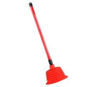 Abaodam Stantuffo per WC Potente in PVC Rosso Multiuso Facile da Pulire per Hotel e Uffici Stura Tubi e Pulisci WC Efficiente
