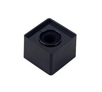 Abaodam Stazione Microfonica Portatile Quadrata Logo Nero per Interviste Professionali, Supporto Microfono Leggero per Conferenze, Colloqui e Trasmissioni