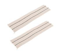 Abaodam Stoppini Piatti di Cotone Intrecciato per Lampade a Olio da Esterno, 22 Cm Tagliabili, Set da 2 Pezzi per Lanterne e Candele Fai da Te, Ricambio per Illuminazione da Campeggio