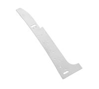 Abaodam Strumento di Misurazione per Liutaio in Metallo Argento Righello Preciso per Ponte di Chitarra e Violino Compatto e Durevole per Artigiani e Appassionati di Strumenti Corda