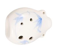 Abaodam Strumento Fiato Ocarina in Ceramica Per Ragazzo Ragazza Piccolo Strumento Asiatico Sei Per Principianti Educazione Musicale e Bomboniere Per Feste