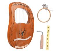 Abaodam Strumento Musicale Arpa Lira Corde in Arpa Di Legno Portatile Sonorità Meravigliosa Per Orchestra Per Amici e Ragazzo Ragazza Ragazza