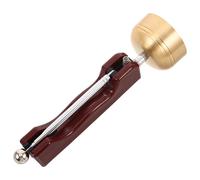 Abaodam Strumento Sonoro Portatile in Campanello Cinese Per Rituali Con Impugnatura Ergonomica e Design Retrattile Per Templi Santuari Familiari e Esterno