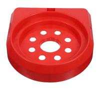 Abaodam Supporto da Parete per Estintore in Abs Rosso, Adatto a Estintori da 3kg a 8kg, Facile da Installare e Resistente per Uso Domestico e Professionale