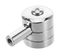 Abaodam Supporto Drum in Metallo per Snare e Kit Batteria, Design Cilindrico e Fori a 1,5 Cm per Maggiore Stabilità