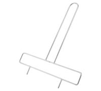 Abaodam Supporto Facile in per Inossidabile e Barbecue Spiedini Acciaio Argento, Leggero Trasportare Design Giapponese Elegante Grigliate e Ristoranti