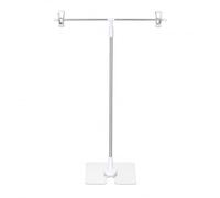 Abaodam Supporto Flat su Acciaio Fotografico in Mini e Inossidabile Sfondo per Portatile Leggero Lay Fotografia di Gioielli e Food Desktop