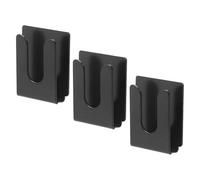 Abaodam Supporto Microfono Cb per Auto e Moto 3 Pezzi in Metallo Clip e Gancio per Microfono Radio Wireless Struttura Stabile Antivibrazione per Comunicazioni Chiare Durante la Guida