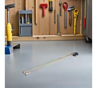 Abaodam Supporto per Asta Portabandiera in Acciaio Regolabile Set 2 Pezzi per Esposizione Bandiere Interne ed Esterne Staffe Antivento per Uffici Cortili e Istituzioni