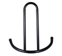 Abaodam Supporto per Bici in Ferro Nero, Porta Bici Portatile e Stabile per Scooter e Biciclette, per Parcheggio e Conservazione Sicura in Casa