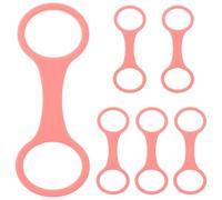 Abaodam Supporto per Boccaglio Subacqueo in Silicone 6 Pezzi Clip a Sgancio Rapido per Cinturino Maschera da Snorkeling, Accessori per Attrezzatura Subacquea, Fissaggio Tubo per