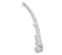 Abaodam Supporto per Giostrina per Culla, Braccio Porta Giocattoli in Plastica Argento, Si Blocca alla Culla, Adatto per Bebè, Accessorio per Nursery