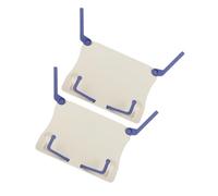 Abaodam Supporto per Leggio da Tavolo Portatile in Plastica Bianca Set 2 Pezzi Pieghevole e Regolabile per Spartiti Musicali di Pianoforte e Chitarra per Casa Studio e Performance