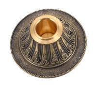 Abaodam Supporto Per Meditazione Con Chakra in Gong Fatto A Mano Con Base Larga E Ruota Della Preghiera Con Base Di Loto Per Templi