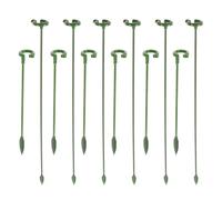 Abaodam Supporto per Piante in Vaso a Stelo Singolo Porta Orchidee Farfalla Bastoncini da 17 e 37 CM 20 Pezzi Resistente e Adatto per Rose Peonie e Fiori Piccoli Uso Fai da Te per