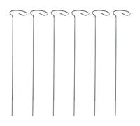 Abaodam Supporto per Piante Rampicanti 6 Pezzi, Pali in Ferro da 40 Cm per Vasi da Giardino, Tralicci per Piante da Interno ed Esterno, Tutore per Fiori e Rampicanti