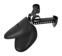 Abaodam Supporto per Scarpe Uomo in Plastica e Acciaio Inossidabile con Foro per Circolazione Aria, Regolabile per Mantenere la Forma e Prevenire Pieghe, 1 Paio, per Uso con Sacchetto