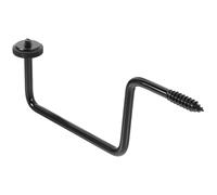 Abaodam Supporto per Telecamera da Esterno in Ferro Robusto, Gancio per Appendere Luci e Altoparlanti, Staffa Regolabile per Installazione Giardino e Patio, Confezione da 1 Pezzo