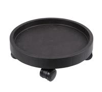 Abaodam Supporto per Vasi di Fiori Ruote Portavasi a Rotelle Resistente in Plastica Marrone Carrello Portapiante Pratico per Spostamento Facile e Protezione Pavimento Adatto per