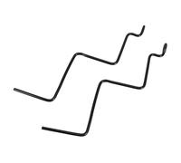 Abaodam Supporto Portaombrelli per Scooter in Acciaio Antiruggine, Kit 2 Pezzi Morsetto Antiscivolo, Staffa per Tettuccio Parasole e Parabrezza per Uso Urbano e Quotidiano