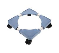 Abaodam Supporto Regolabile Multifunzione con Ruote Bloccabili per Frigorifero Lavatrice Bombola Gas e Dispenser Dacqua Base in PP per Domestico e Ufficio Installazione Rapida Attrezzi