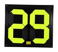 Abaodam Tabellone Sostituzione Calcio Manuale per Arbitri Doppio Display Numerico per Cambi Giocatori Strumento Professionale per Partite di Calcio e Sport Simili Materiale Resistente e