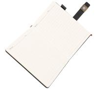 Abaodam Taccuino per Appunti A5 Copertina in Pelle Pu Nera, Carta Offset Spessa, per Studenti, Scuola e Vita Quotidiana, per Scrivere e Prendere Note