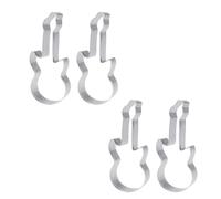 Abaodam Tagliabiscotti in Inossidabile Facile da Usare e Antiadherente Set 4pezzi a Forma di Chitarra per Dolci e Home Baking Creativo